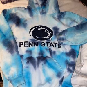 Penn State University tie dye sweatshirt